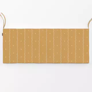 Bankauflage Little leaves gelb