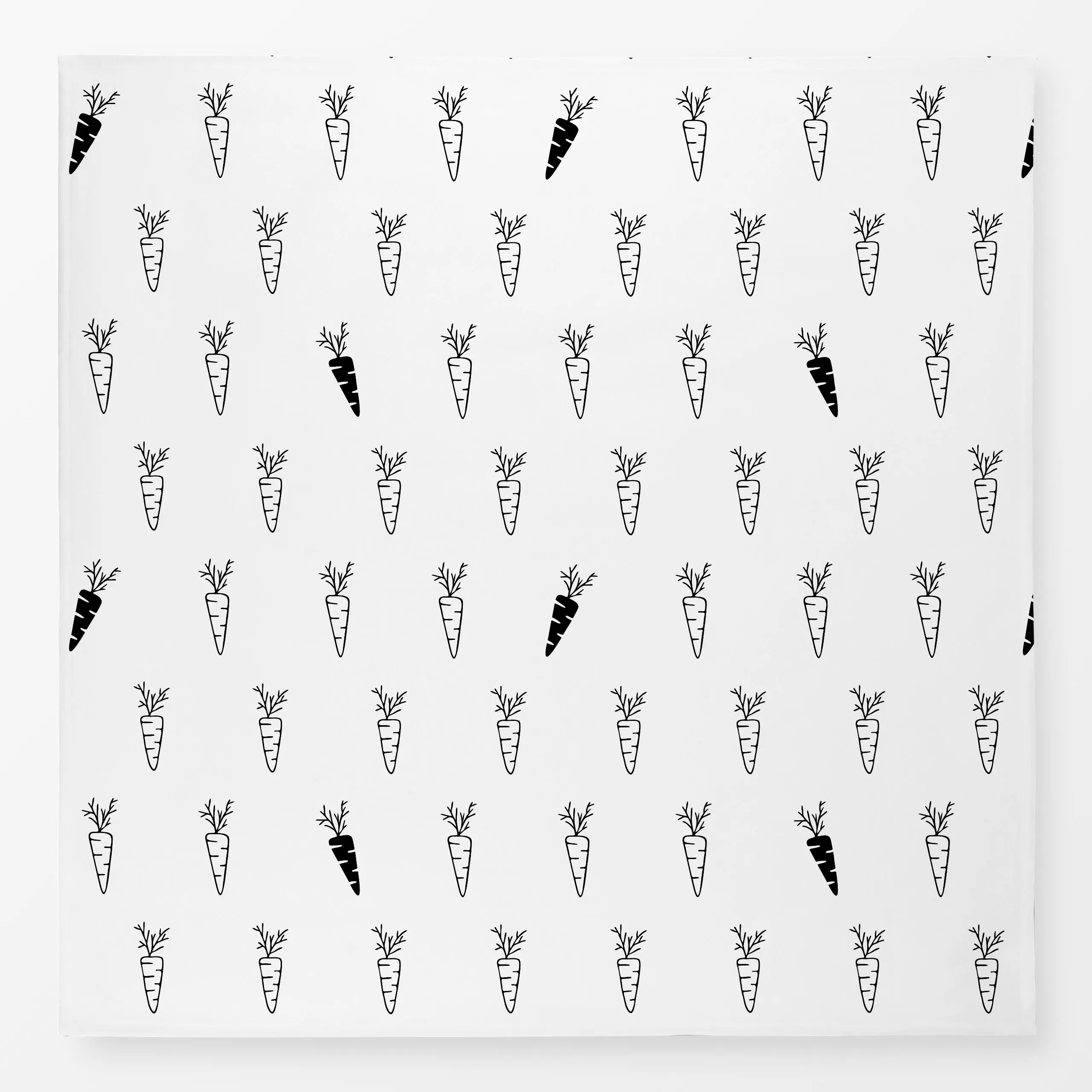 Tischdecke Möhren - Frühling, Anlässe, Gemüse, Ostern - von „Carolin Vonhoff"; Muster, Garten, Sommer, Ostern, minimalistisc...