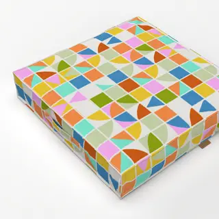 Bodenkissen Fliesen Pattern Bunt