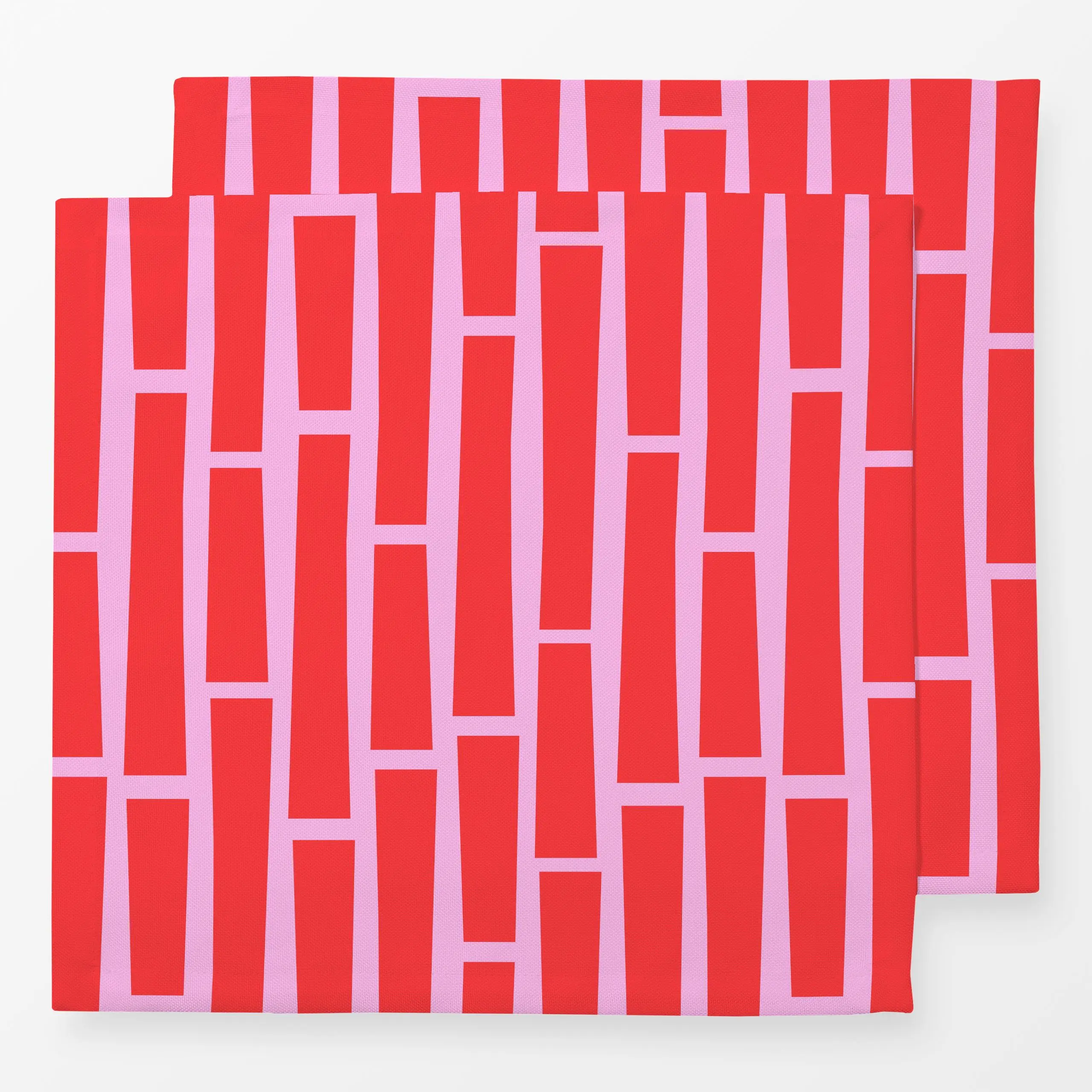Servietten FORMA Blocks #2 - Symbole & Muster - von „Lisa Jasmin Bauer"; Streifen, formen, minimalistisch, kariert, trendfar...