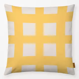 Kissen Hello Spring Lines Yellow