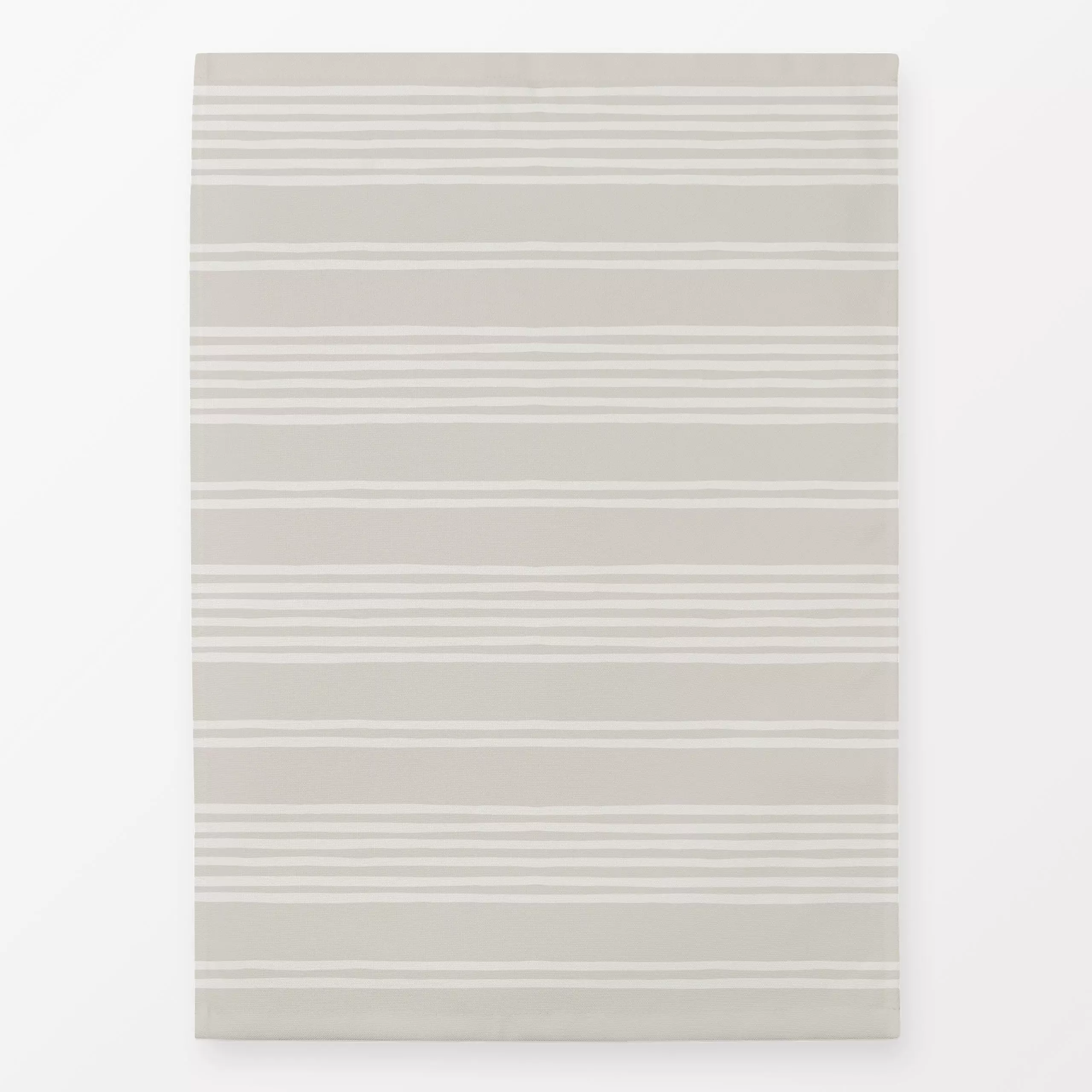 Geschirrtücher Gestreift beige - Frühling, Sommer, Symbole & Muster - von „Katrin Graff"; Streifen, Strand, Sand, Sommer, la...