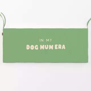 Bankauflage Typo Dog Mum Era