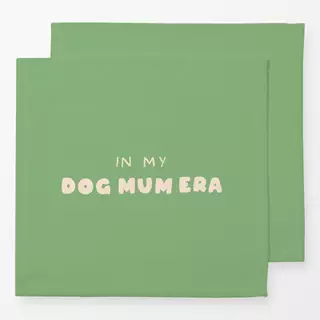 Servietten Typo Dog Mum Era