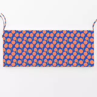 Bankauflage Juicy Oranges blue