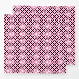 Servietten Blumenpunkte Pink