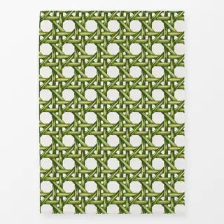 Geschirrtücher green rattan cane weave