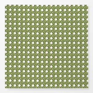 Tischdecke green rattan cane weave