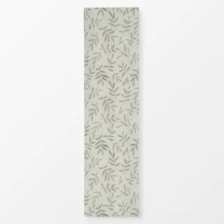 Tischläufer Leaf Pattern Olive Beige II