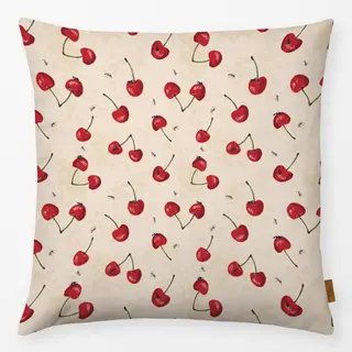 Kissen Kirschen & Ameisen Muster