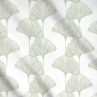 Meterware Ginko Grün