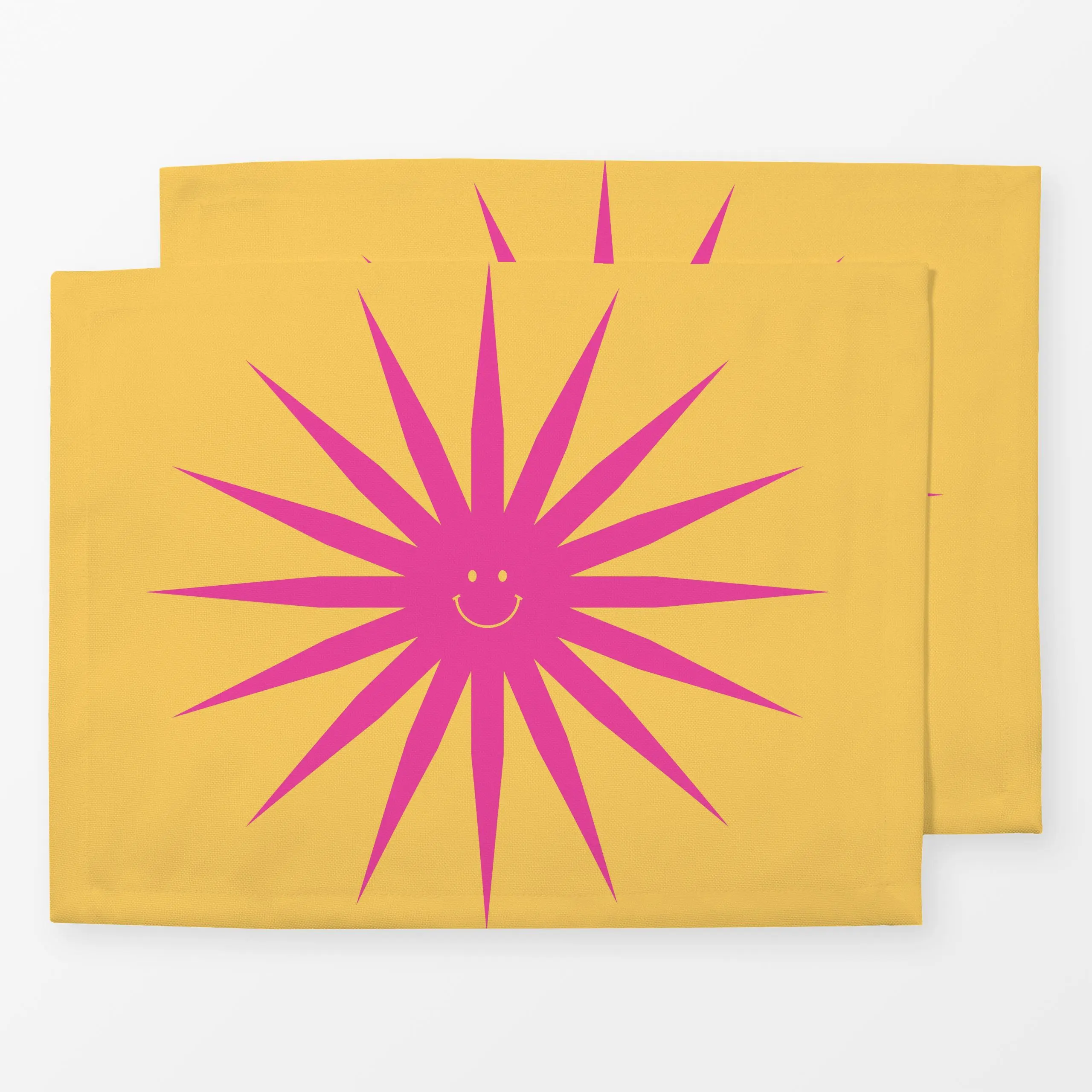 Tischset Sun Shine Smile - Kinderzimmer & Motive für Kinder, Sommer - von „Jana Moßmann"; Sonne, Sommer, sunshine, sunrise, ...