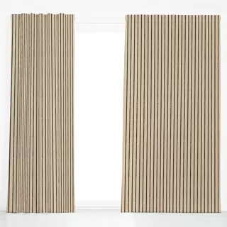 Dekovorhang Stripes dark sand black