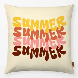 Kissen Retro Summer Typography