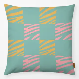 Kissen Zebra Quadrat Muster