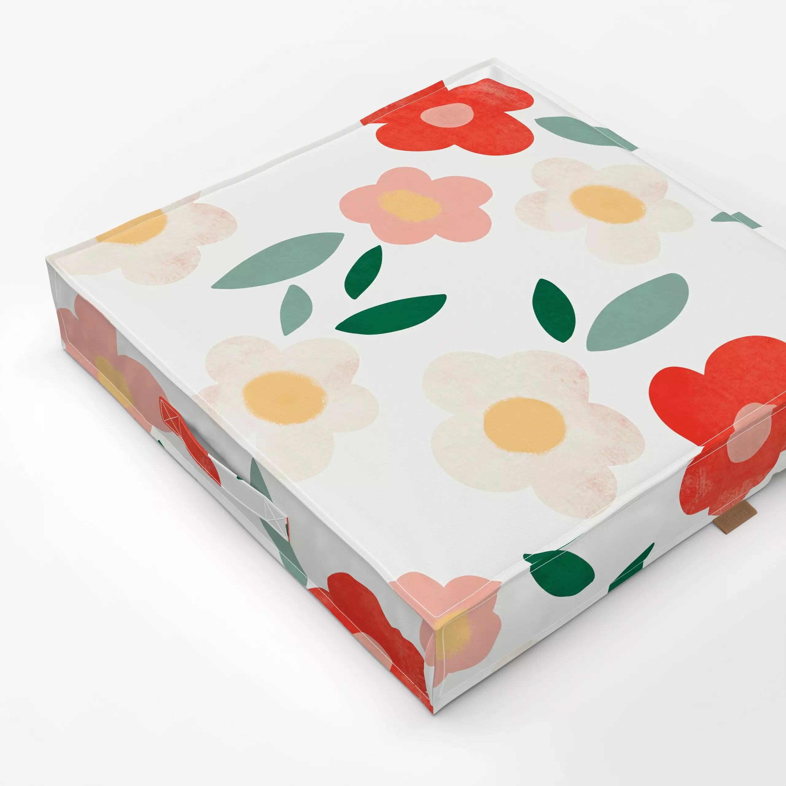 Bodenkissen Sommertag Blumen - Blumen & Florales - von „Lena Yokota"; Muster, Blumen, Sommer, floral, pattern, flowers, Blum...