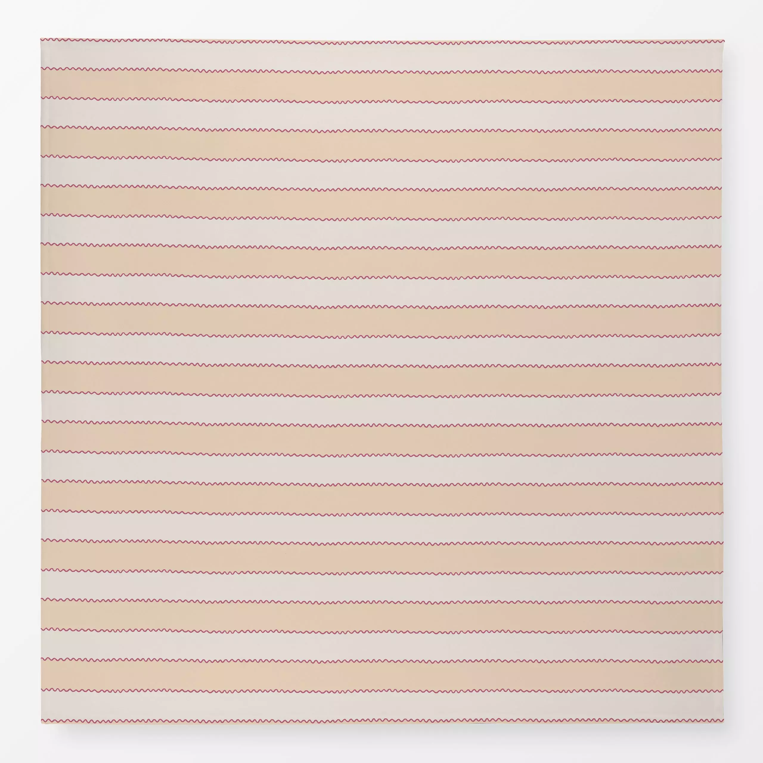 Tischdecke Wellen Streifen peach rosa, gemustert, Sommer, von Studio Kesse