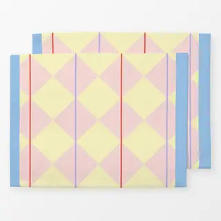 Tischset Framed Checks Upside Down