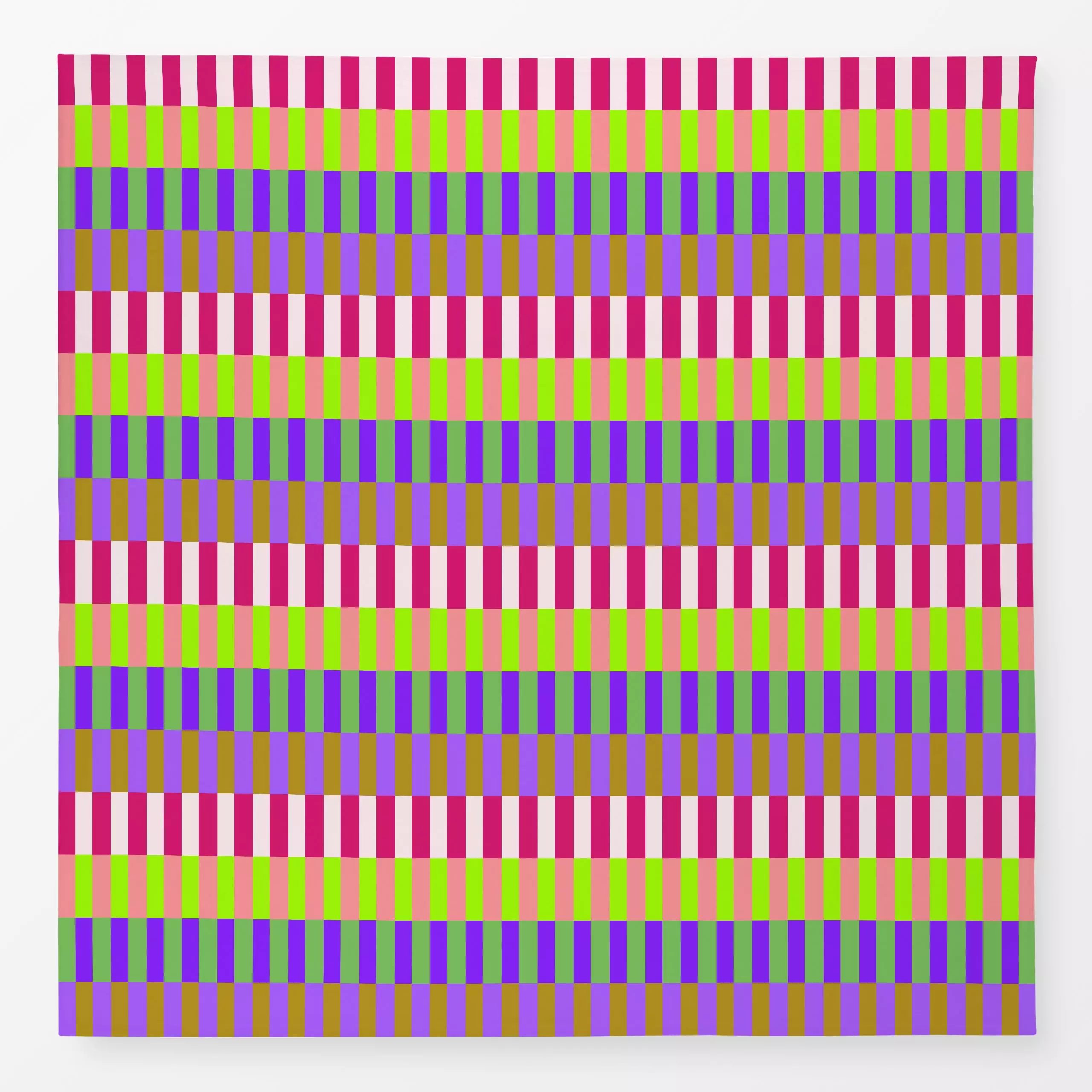 Tischdecke Color Block Bunt, gemustert, von Sophie Augustin Illustration