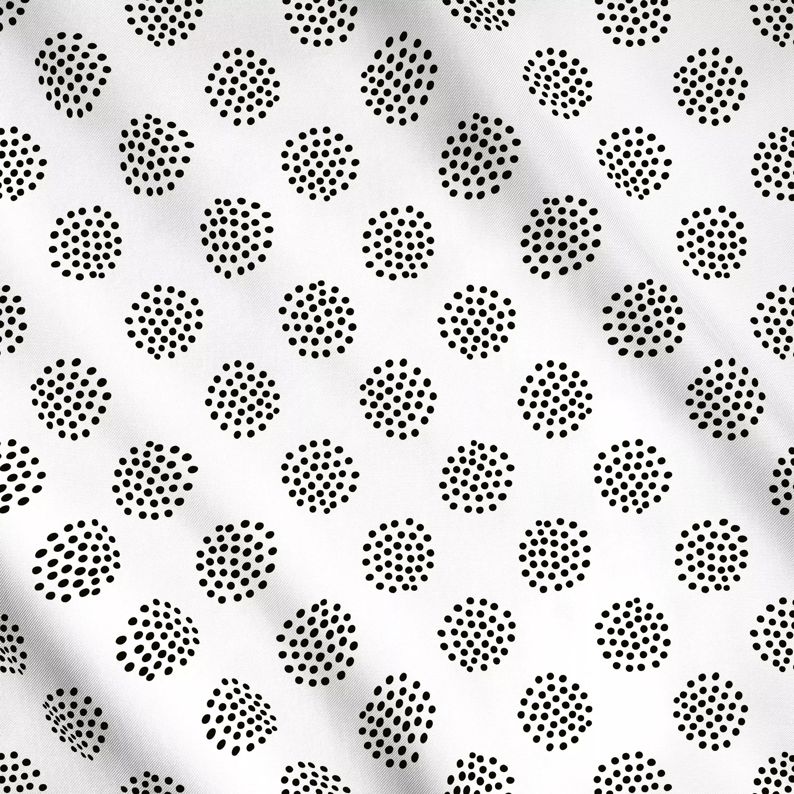 Meterware Dotty Dots schwarzweiß, gemustert, von Kathrin Woo