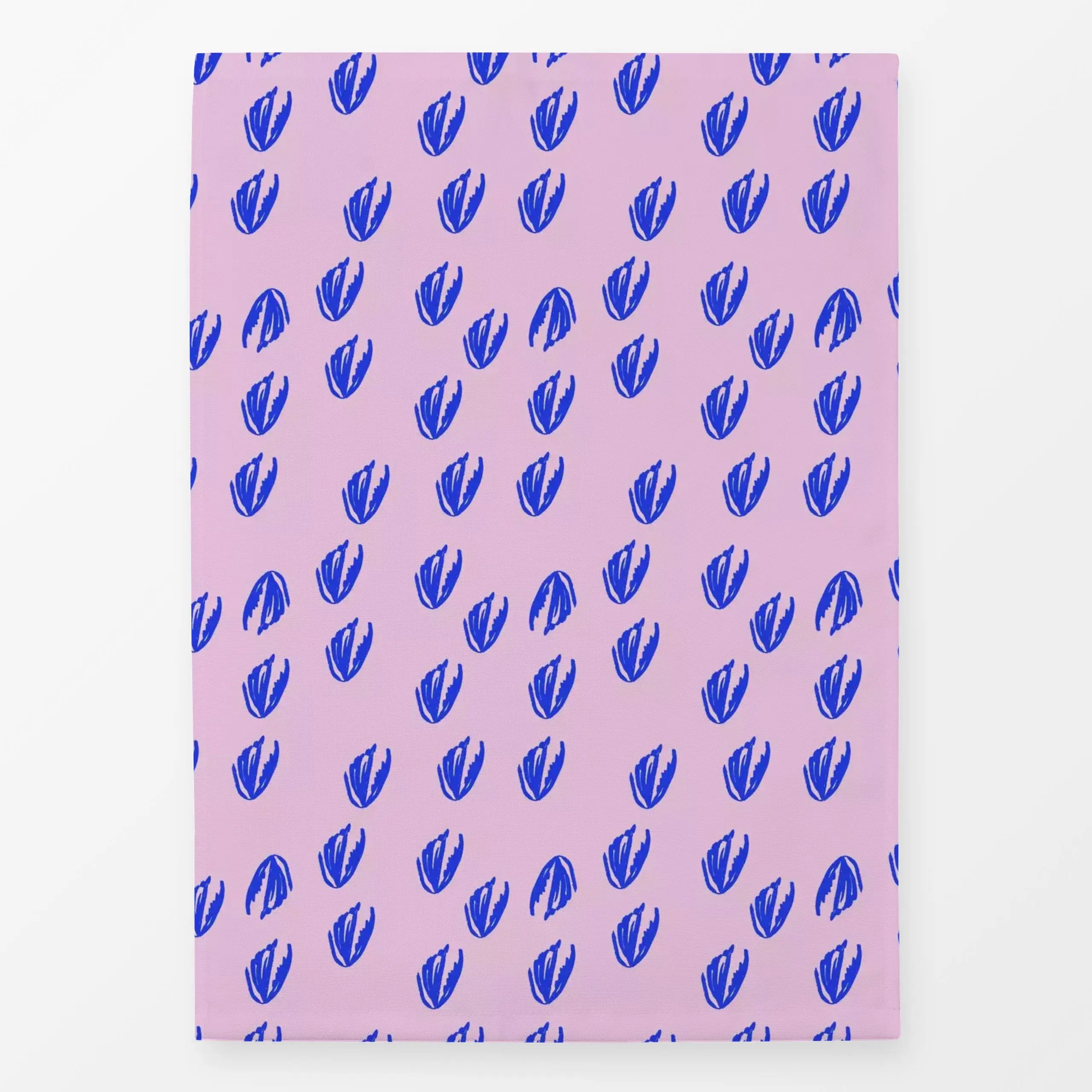 Geschirrtücher Tulpen - Blumen & Florales - von „Miriam Dück"; abstrakt, rosa, Blumen, Tulpen, Blüten, modern, floral, blau,...