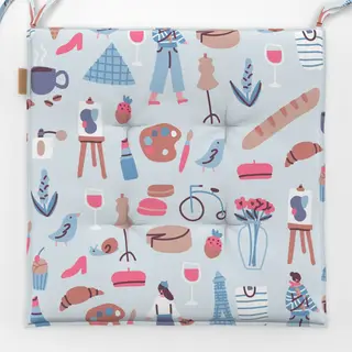 Sitzkissen Parisian Culture