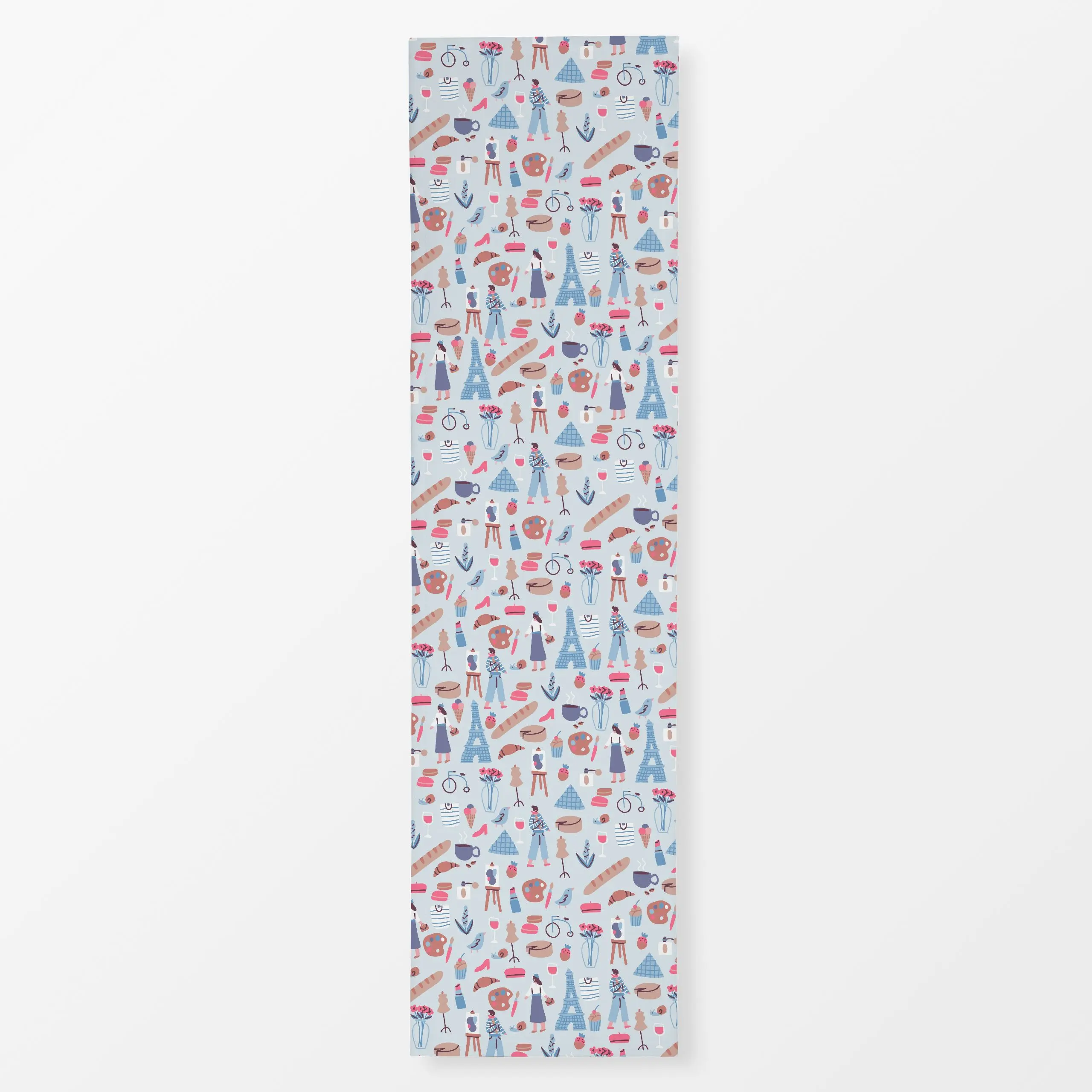 Tischläufer Parisian Culture - Städte & Länder - von „Sara Maese"; Paris, Urlaub, croissant, France, StadtderLiebe, baguette...