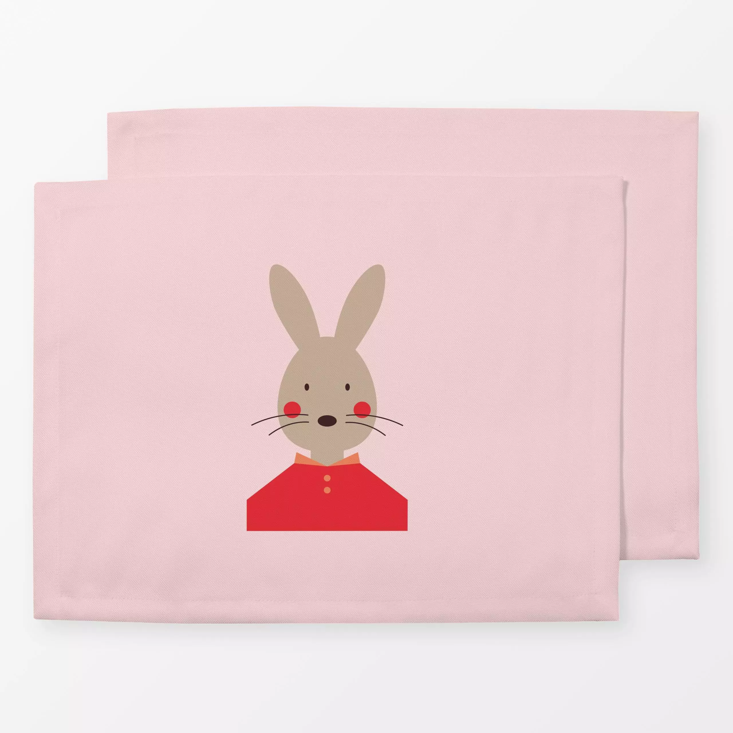 Tischset Hase, fürs Kinderzimmer, Ostern, von Jana Moßmann