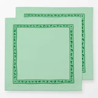 Servietten Rahmen grün