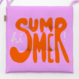 Sitzkissen Hi Summer Pink Orange