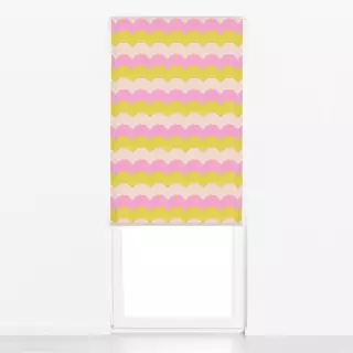 Raffrollo Sommer Wellen Muster