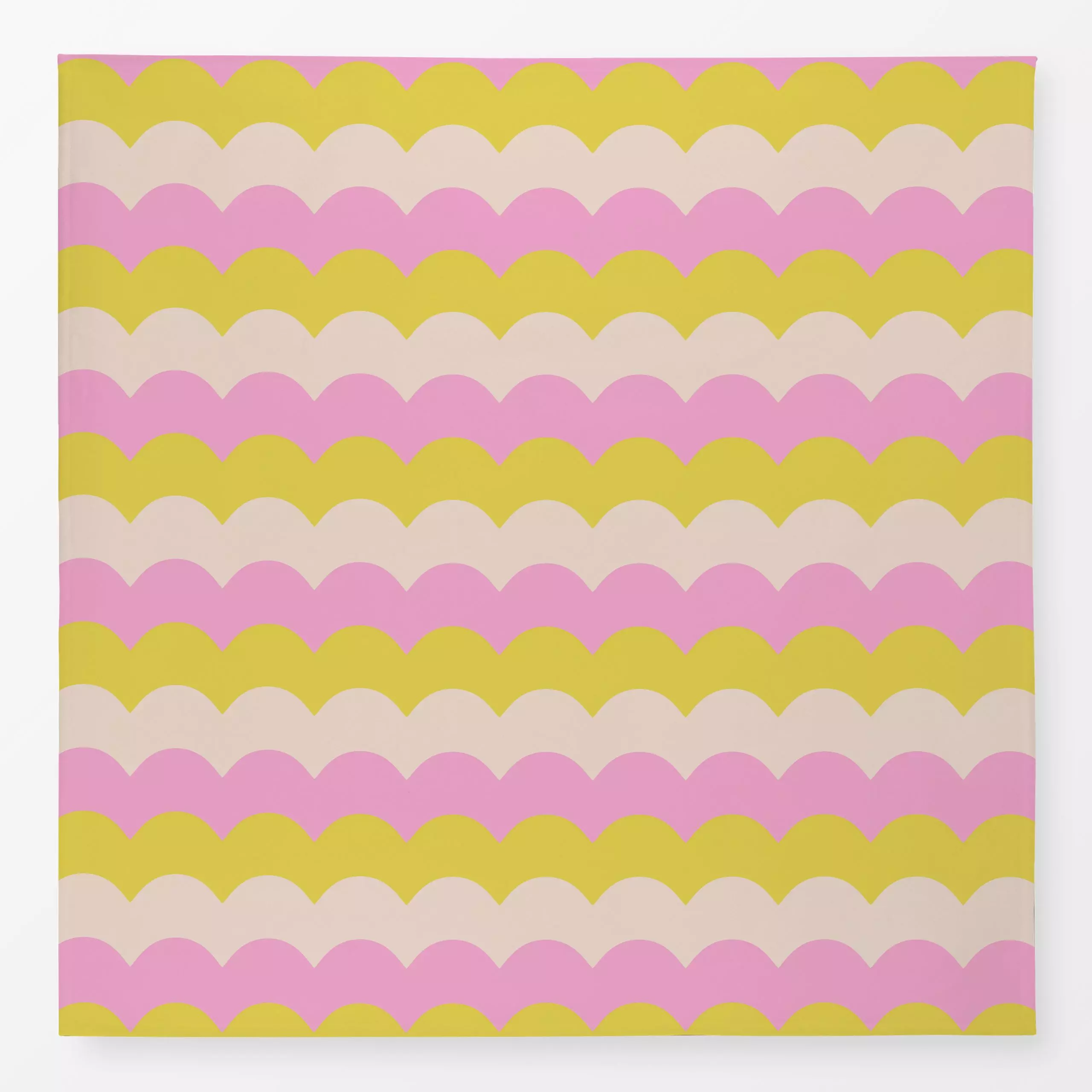 Tischdecke Sommer Wellen Muster - Sommer, Symbole & Muster - von „Mareen Heinz"; Retro, Sommer, wellen, vintage, hell, organ...