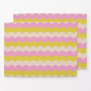 Tischset Sommer Wellen Muster