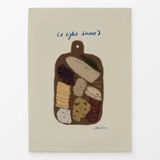 Geschirrtücher A Light Dinner Charcuterie