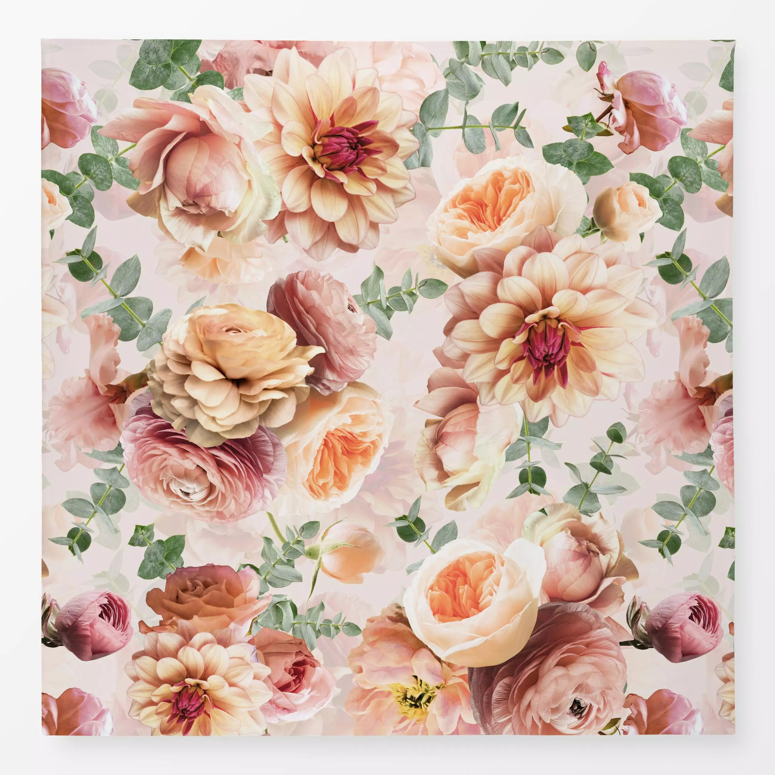 Tischdecke Strahlender Herbst - Blumen & Florales, Herbst, Pflanzen & Botanik - von „Uta Naumann"; boho, Natur, Blumen, Euka...