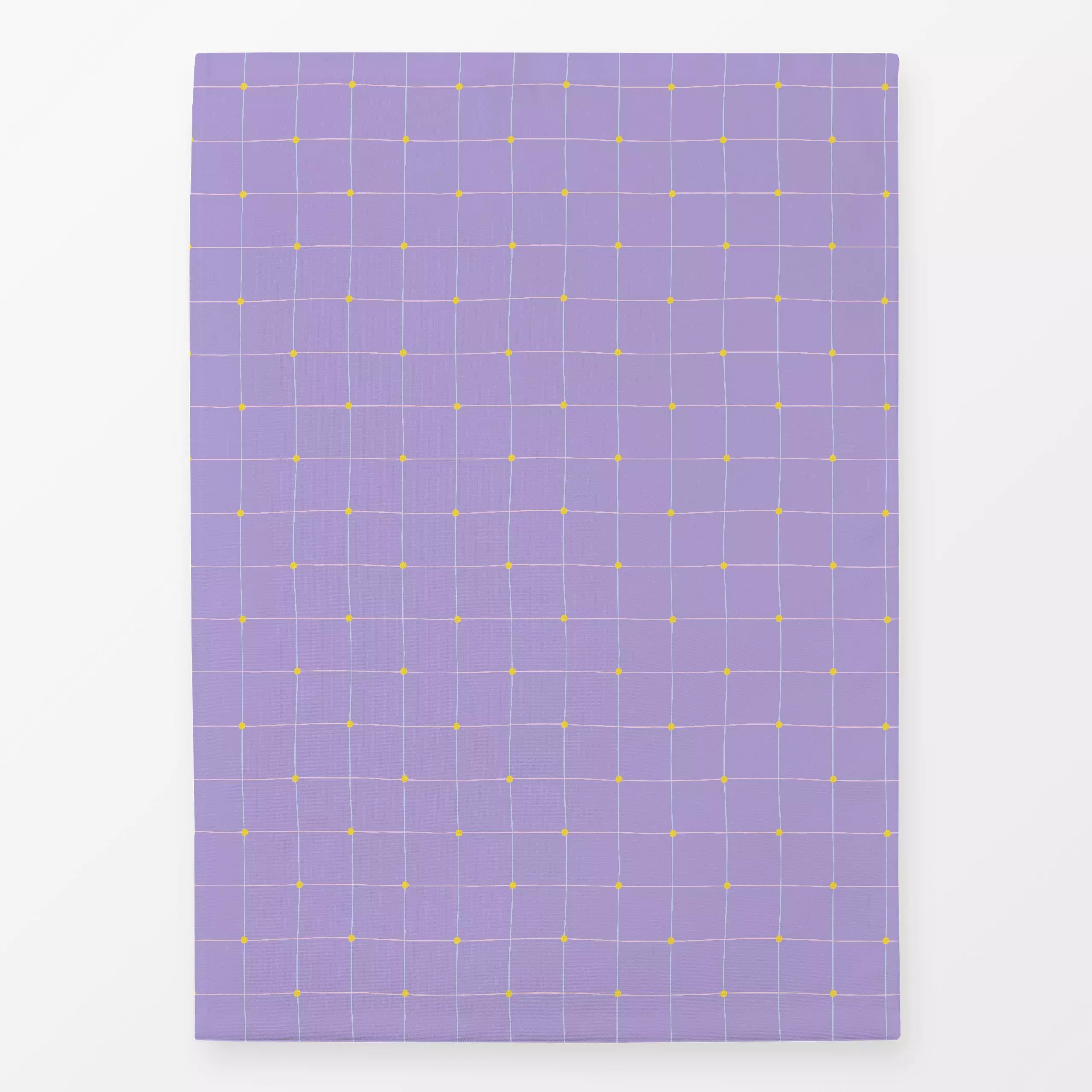 Geschirrtücher Hello Spring lila - Blumen & Florales, Frühling, Ostern - von „Carolin Vonhoff"; rosa, Blätter, Blüten, Oster...