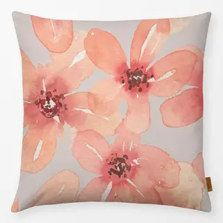 Kissen Watercolor flower blush