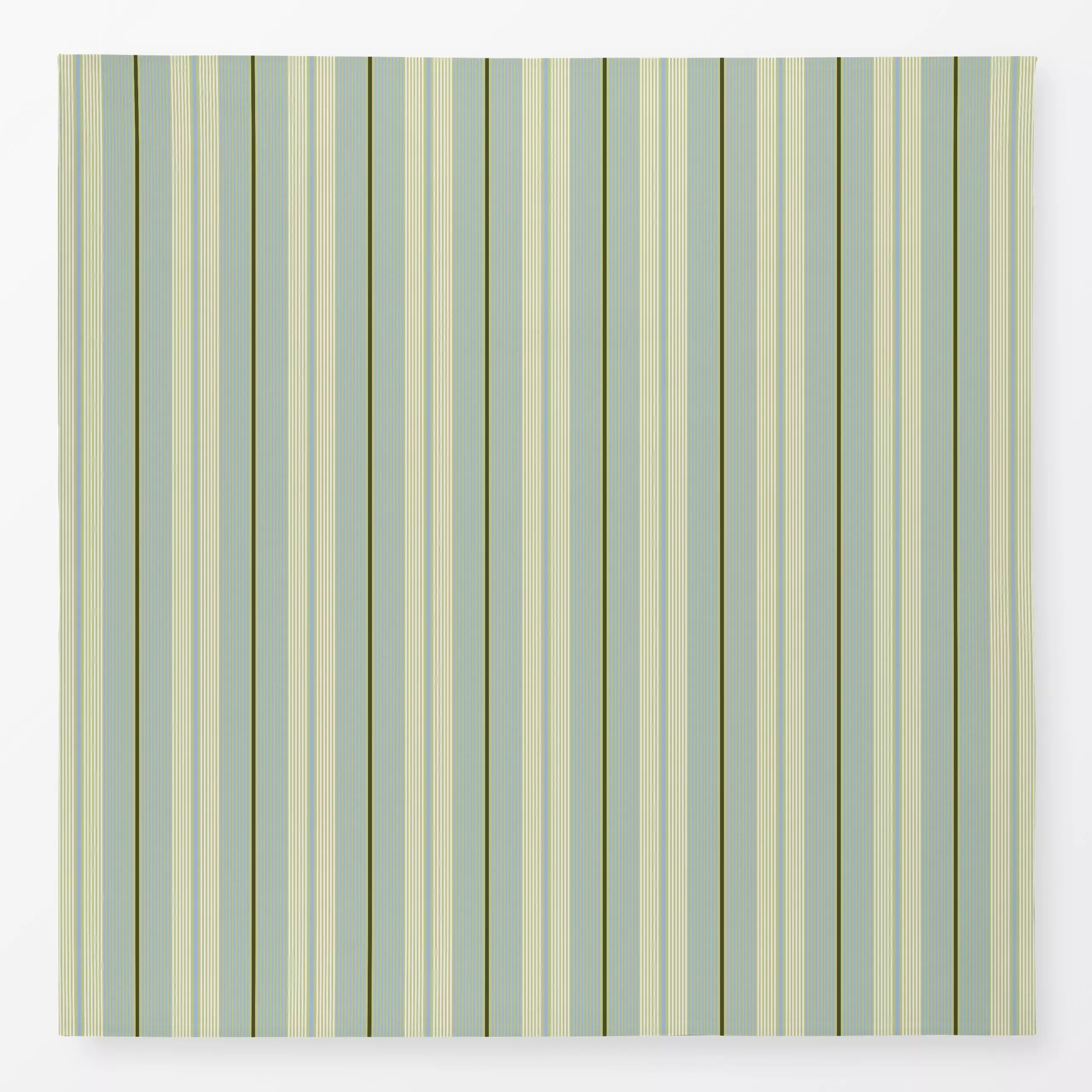 Tischdecke Herrenhemd Streifen Matcha - Herbst, Symbole & Muster - von „Julia Schumacher"; Streifen, hellblau, gestreift, ol...