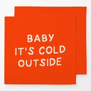 Servietten Baby it's Cold Outside