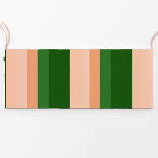 Bankauflage Edel Colorblocking Streifen