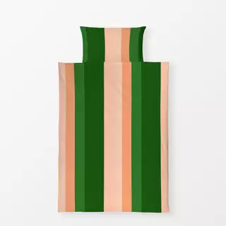 Bettwäsche Edel Colorblocking Streifen