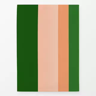 Geschirrtuch Edel Colorblocking Streifen