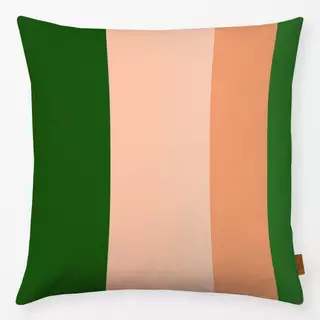 Kissen Edel Colorblocking Streifen