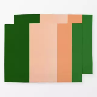 Tischset Edel Colorblocking Streifen