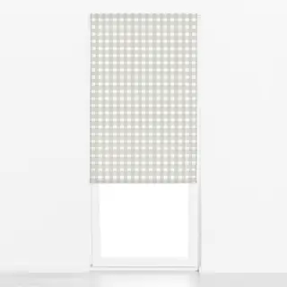 Raffrollo Gingham baby blue