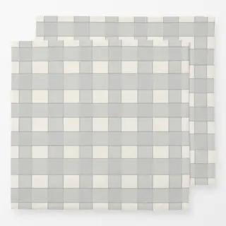 Servietten Gingham baby blue