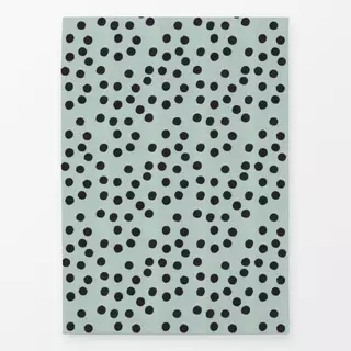 Geschirrtuch Dots black small