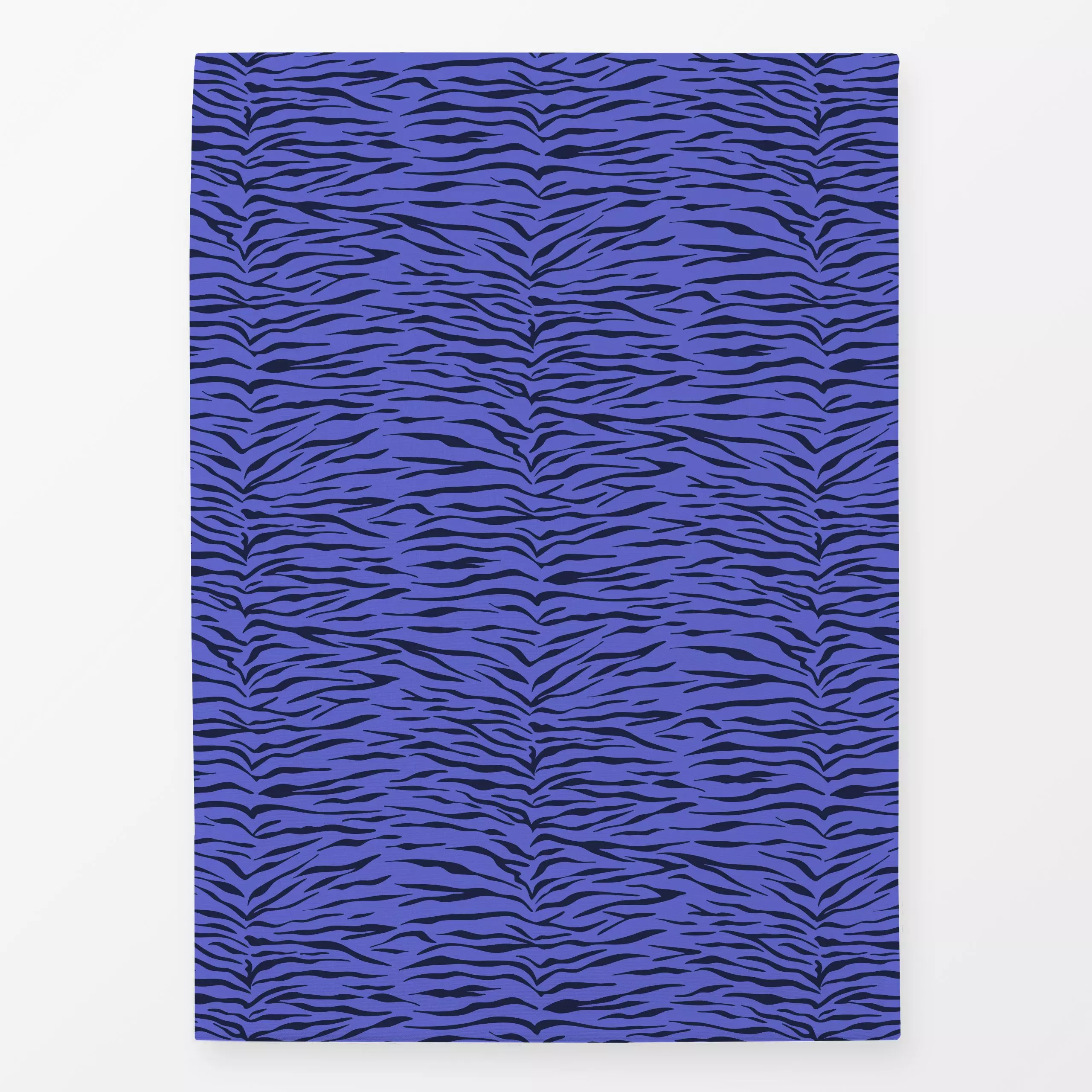 Geschirrtücher Tiger Pattern blue - Sommer, Tiere, Symbole & Muster - von „Andrea Liesert"; Zebra, Jungle, pattern, animalpr...