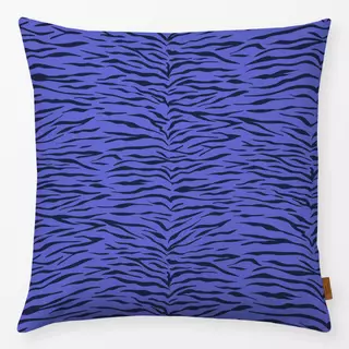 Kissen Tiger Pattern blue