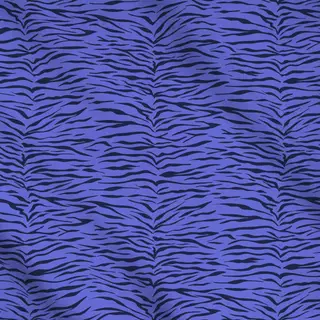 Meterware Tiger Pattern blue